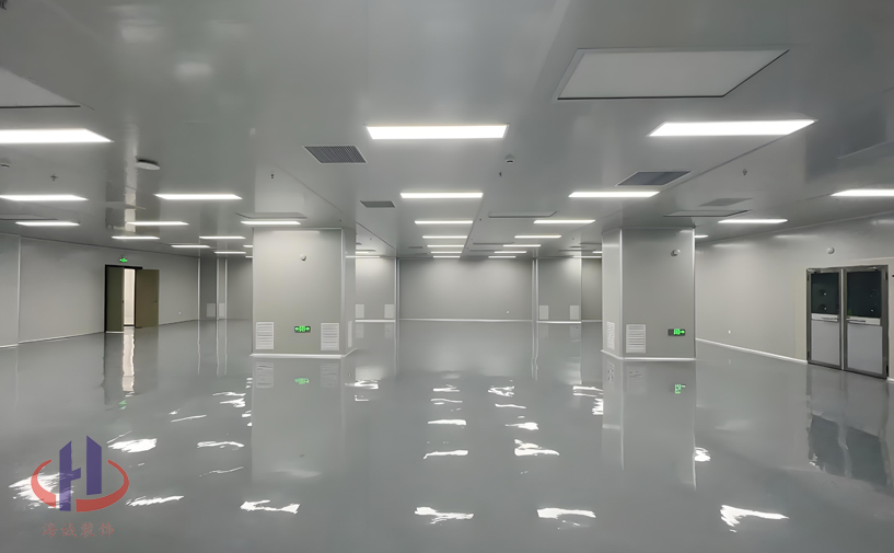 深圳光明生物科技公司办公无尘车间装修